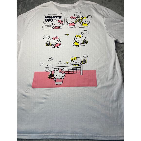 SANRIO Hello Kitty MIMI Kawaii Tennis Player SHIRT MENS SIZE XL NEW - Picture 7 of 8
